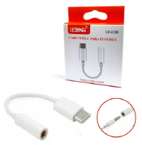 CABO ADAPTADOR TIPO-C X P2 PLUG 3,5MM 13CM LELONG LE-0156