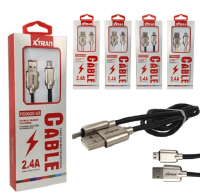 CABO USB V8 EMBORRACHADO RAPIDO 1M 2.4A XTRAD FD0020-V8