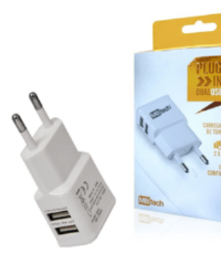 CARREGADOR DE CELULAR MBTECH FONTE 2USB 5V 2.1A