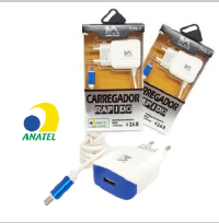 CARREGADOR DE CELULAR ANATEL TIPO-C 1USB 2.4A MAXMIDIA