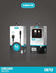 CABO USB LIGHTNING 1,2M PARA IPHONE 5/6/7/8 - KIMASTER CB712