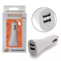 CARREGADOR VEICULAR FEITUN 2USB 3.1A AH-0029