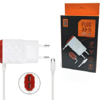 CARREGADOR DE CELULAR MBTECH V8 2USB 1.0A MB52065