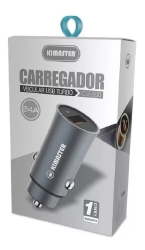 CARREGADOR VEICULAR 1 USB TURBO 2.4A -CV300