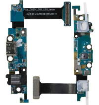 FLEX CONECTOR DE CARGA E MICROFONE SAMSUNG GALAXY S6 EDGE G925 - VERSÃO F