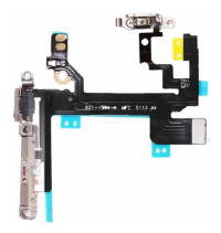 FLEX BOTÃO POWER VOLUME FLASH MICROFONE IPHONE SE 5SE A1723, A1662, A1724