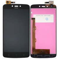 FRONTAL MOTOROLA MOTO C PLUS XT1721 / XT1723 / XT1726 - SEM ARO PRETO