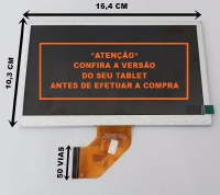 DISPLAY LCD TABLET MULTILASER M7S QUAD CORE